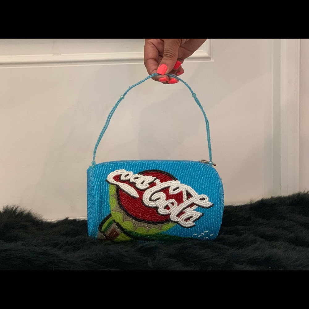 Beaded Coca Cola Purse